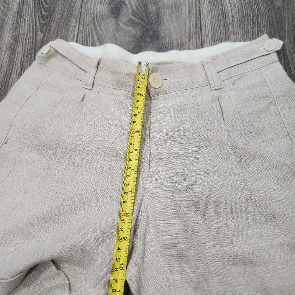 CP Shades Linen Cotton Blend High Waist Shorts size XS